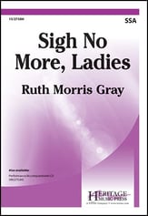 Sigh No More, Ladies SSA choral sheet music cover